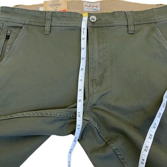 Weatherproof Vintage Mens Sz 36x30 Flax Utility Pant Straight Fit Stretch Twill - Picture 11 of 15